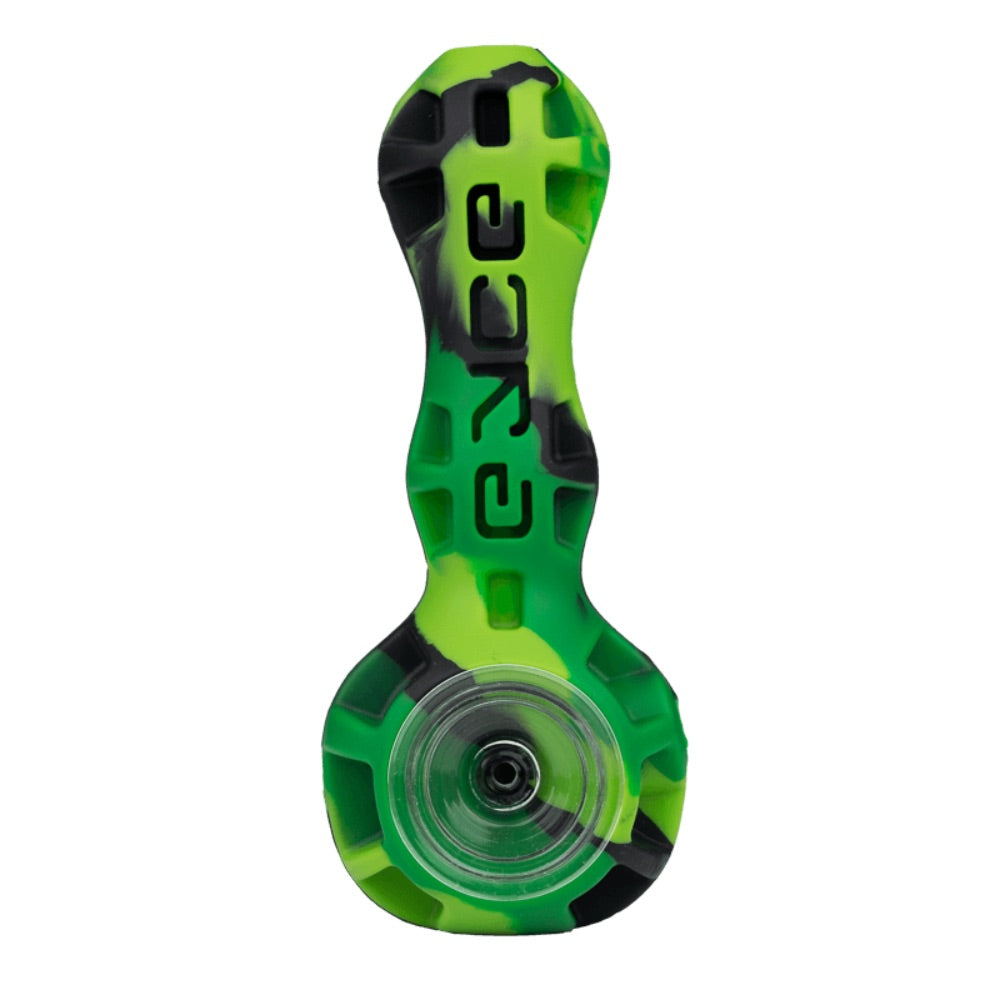 EYCE Hybrid Silicone and Glass Spoon Pipe | Jungle Green