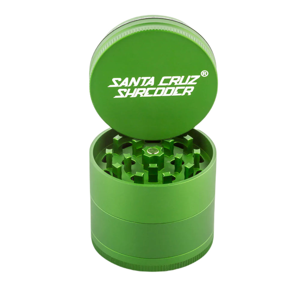 Santa Cruz Shredder Aluminum Herb Grinder | Medium | 4-Part