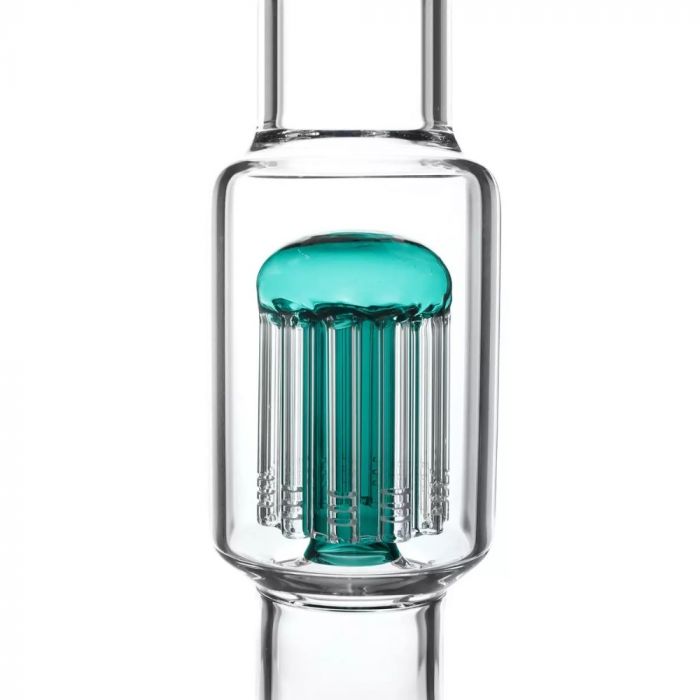Heisenberg Beaker Bubble 12-Arm Tree Perc Bong | Dark Green | percolator 