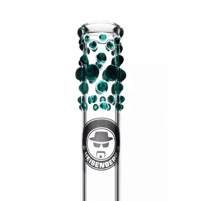 Heisenberg Beaker Bubble 12-Arm Tree Perc Bong | Dark Green | stem