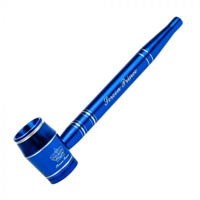 Screen Prince Screen less Hand Pipe | Blue  - Assembled 