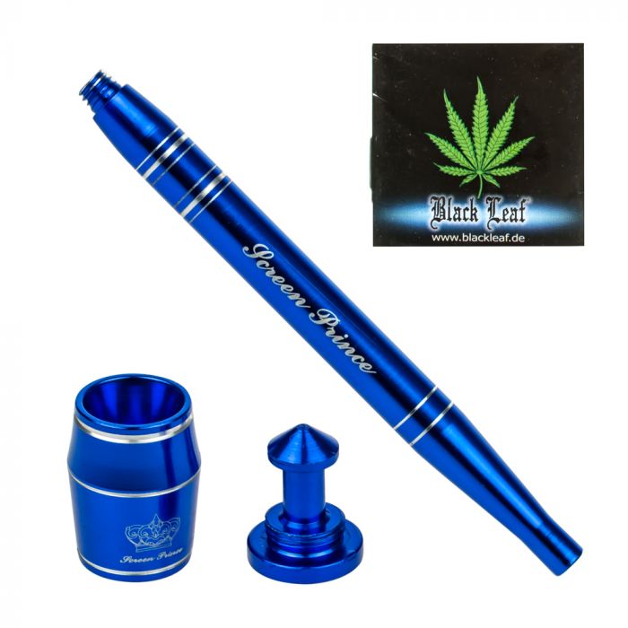 Screen Prince Screen less Hand Pipe | Blue - Complete set