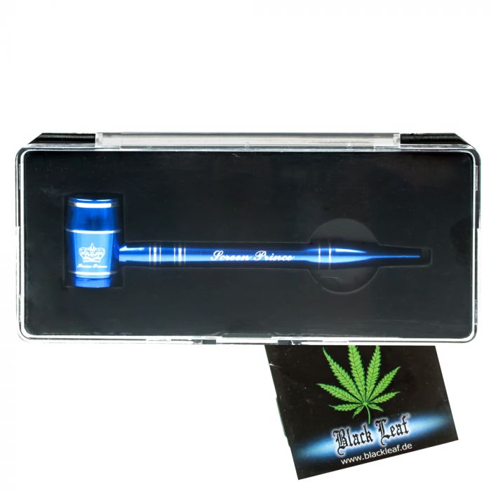 Screen Prince Screen less Hand Pipe | Blue - Set in Case