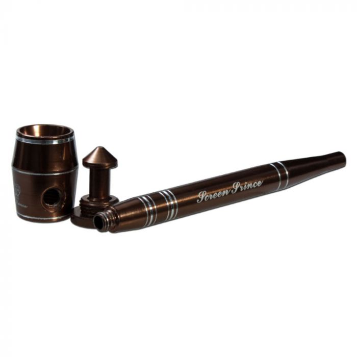 Screen Prince Screen less Hand Pipe | Bronze - Disassembled