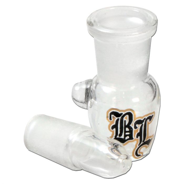 Black Leaf - Glass Dispenser for I-Tal Hemp Wick - Small