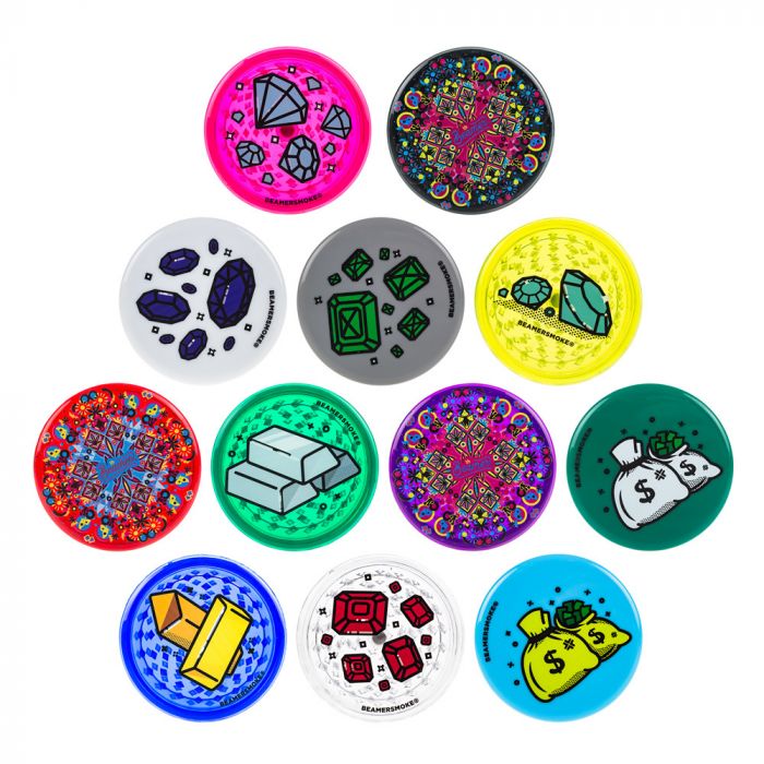 Beamer 90mm Trippy Jewelz Collection Virgin Acrylic Grinder