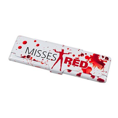 Metal Case for King Size Rolling Papers - Misses Red main product photo