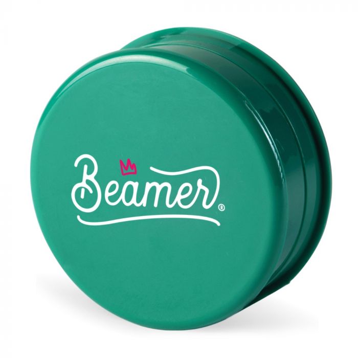 Beamer 63mm Crown Logo Design Virgin Acrylic Grinder | Green