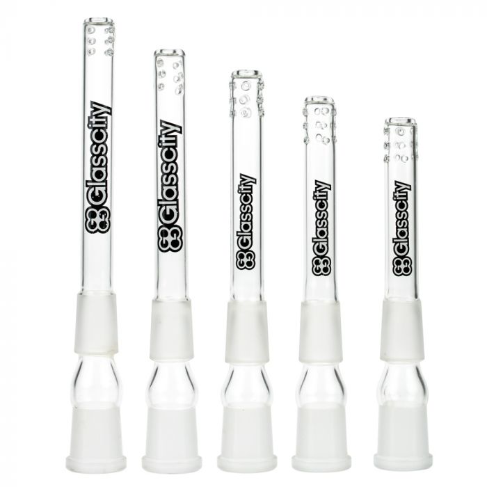Glasscity Pearl Diffuser Downstem | Clear | 18.8mm 