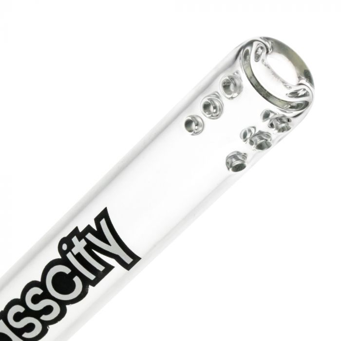Glasscity Pearl Diffuser Downstem | Clear | 18.8mm - Close Up