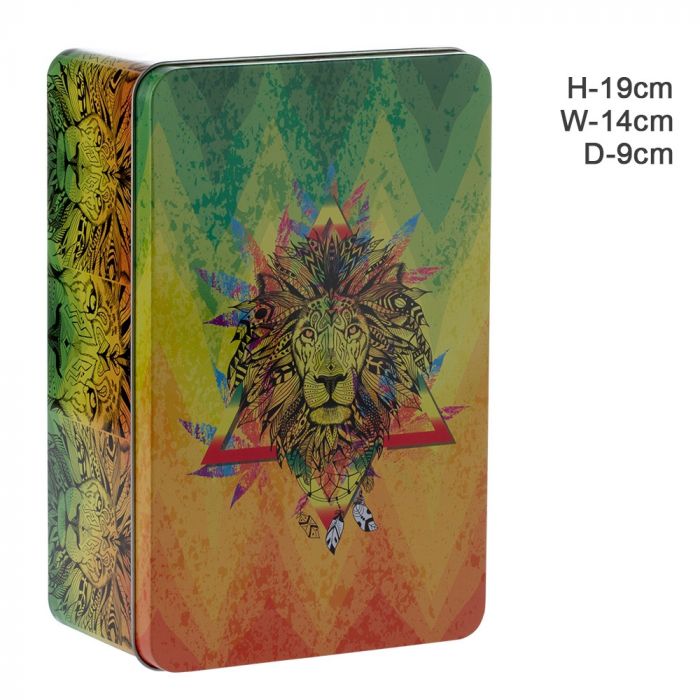 Greenline Bubble Base Glass Rasta Bong Giftset | box