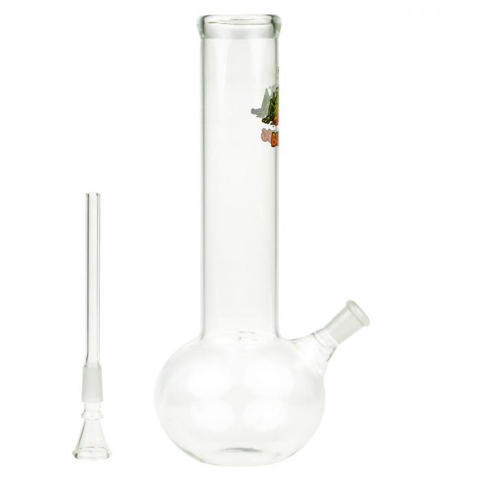 Bullfrog Bubble Base Glass Bong - Downstem with Attached Bowl