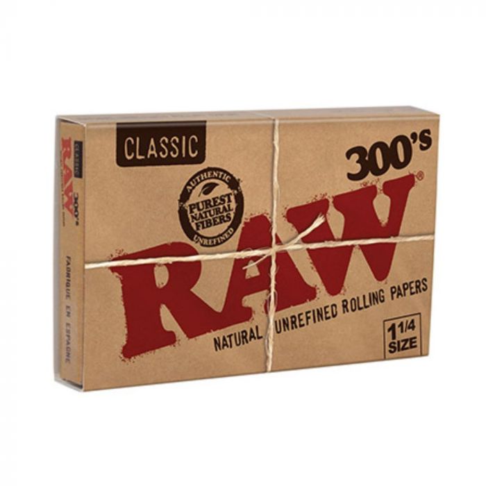 RAW Classic 300's Creaseless Rolling Papers | Single Pack - Side View 