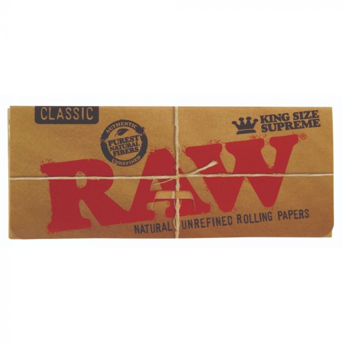 RAW Classic King Size Supreme Rolling Papers | Single Pack