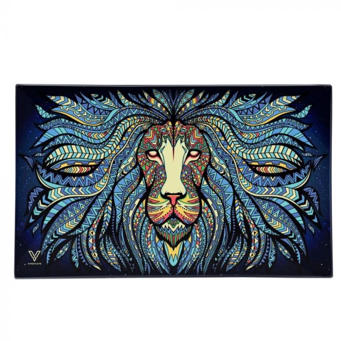 V Syndicate Large Glass Rolling Tray main product photo