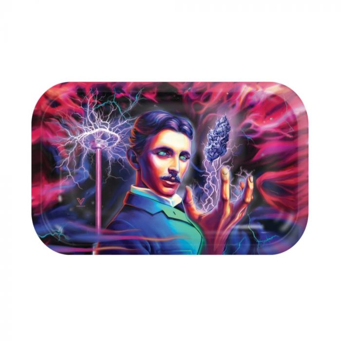 V Syndicate 27x16 Metal Rolling Tray | High Voltage main product photo