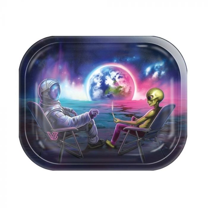 V Syndicate 18x14 Metal Rolling Tray | Blunt Orbit main product photo