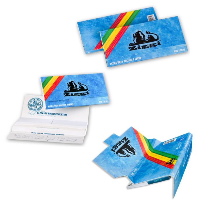 Ziggi - Rolling Papers Plus Filter Tips - URS (Ultimate Rolling Solution) packaging