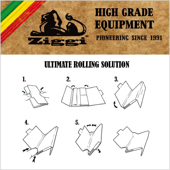 Ziggi - Rolling Papers Plus Filter Tips - URS (Ultimate Rolling Solution) packaging how-to