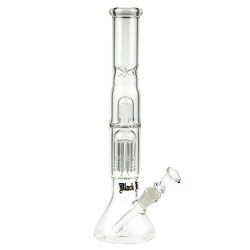 Black Leaf ELITE Beaker Base 6-Arm Perc Ice Bong | No Carb Hole - Side View 1