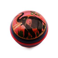 Wood Box Painted Elephant
