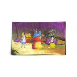 V Syndicate Large Glass Rolling Tray | Alice Mushroom