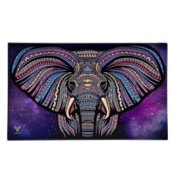 V Syndicate Large Glass Rolling Tray | Elephant