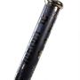 Blaze Glass Straight Ice Bong | Metallic Gold and Matt Anthracite