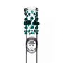 Heisenberg Beaker Bubble 12-Arm Tree Perc Bong | Dark Green | stem