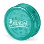 Beamer 63mm Crown Logo Design Virgin Acrylic Grinder | Teal