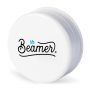 Beamer 63mm Crown Logo Design Virgin Acrylic Grinder | White