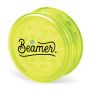 Beamer 63mm Crown Logo Design Virgin Acrylic Grinder | Yellow