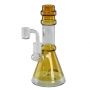 BLAZE Glass Showerhead Percolator Dab Rig | Orange