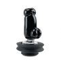 Empire Glassworks Black Phallus Puffco Peak Pro Carb Cap | in joint