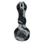 EYCE Hybrid Silicone and Glass Spoon Pipe | Gray and Black