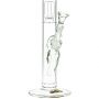 G-Spot Glass Cylinder Double Percolator Bong with Gold Logo | 60cm - Stable Round Foot 