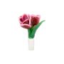 Empire Glassworks Pink Tulip Herb Bowl