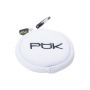 PUK Pod Neoprene Case | White/Black Lettering