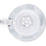 Glass Bowl with Built-In Screen and Handle | Male Joint | Clear | 14.5mm | Top View