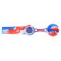 Silicone Spoon Pipe with Glass Bowl and Silicone Lid | Red/White/Blue - Lid Off